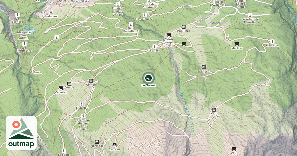 Map of La Norma