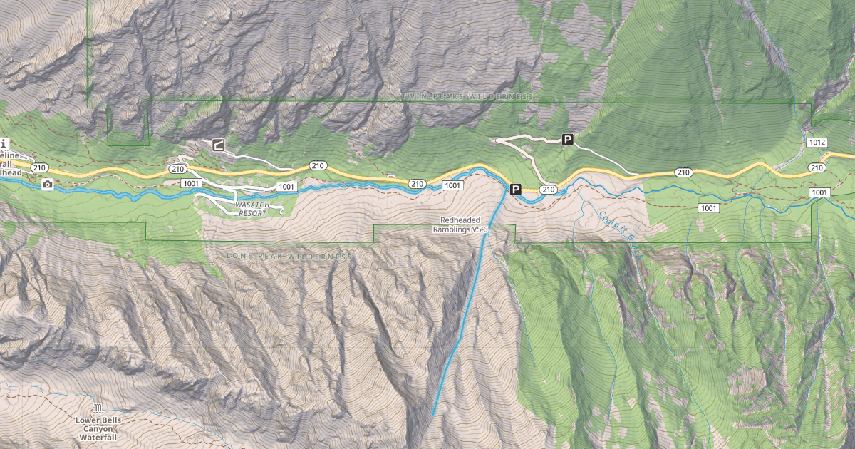 Map preview of Redheaded Ramblings