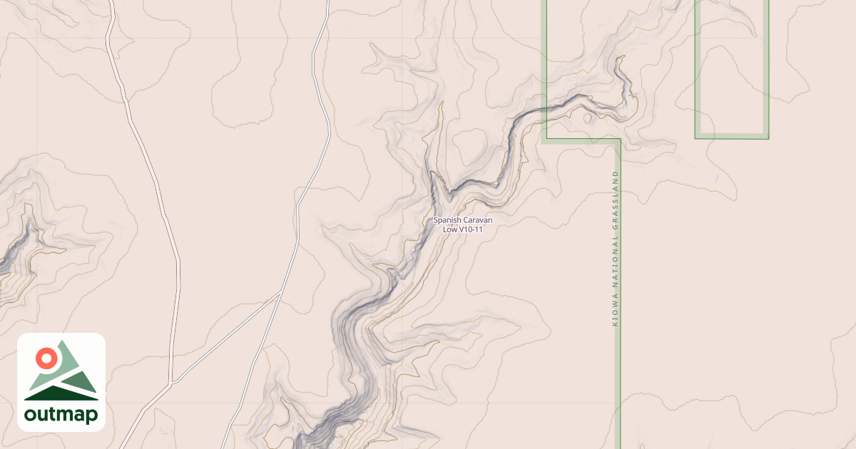 Map of Spanish Caravan Low