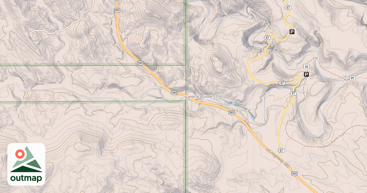 Map of Loose as a Goose