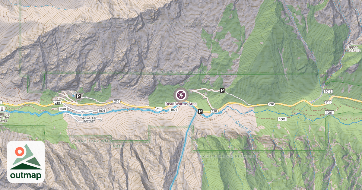 Map of Dead Worms Area