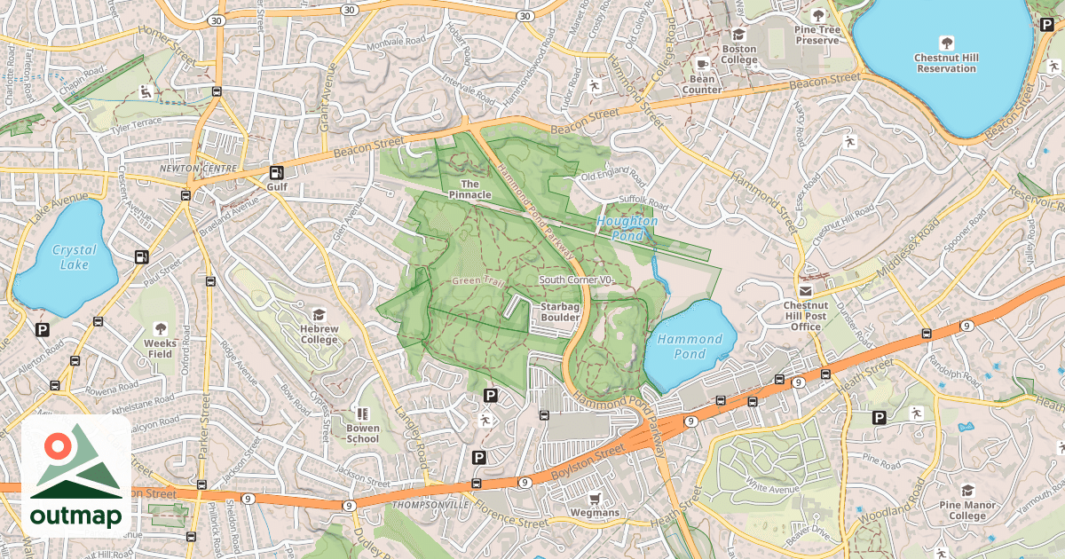 Map of South Corner