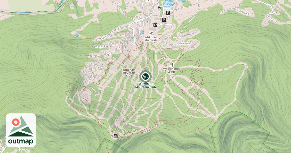 Map of Windham Mountain Club