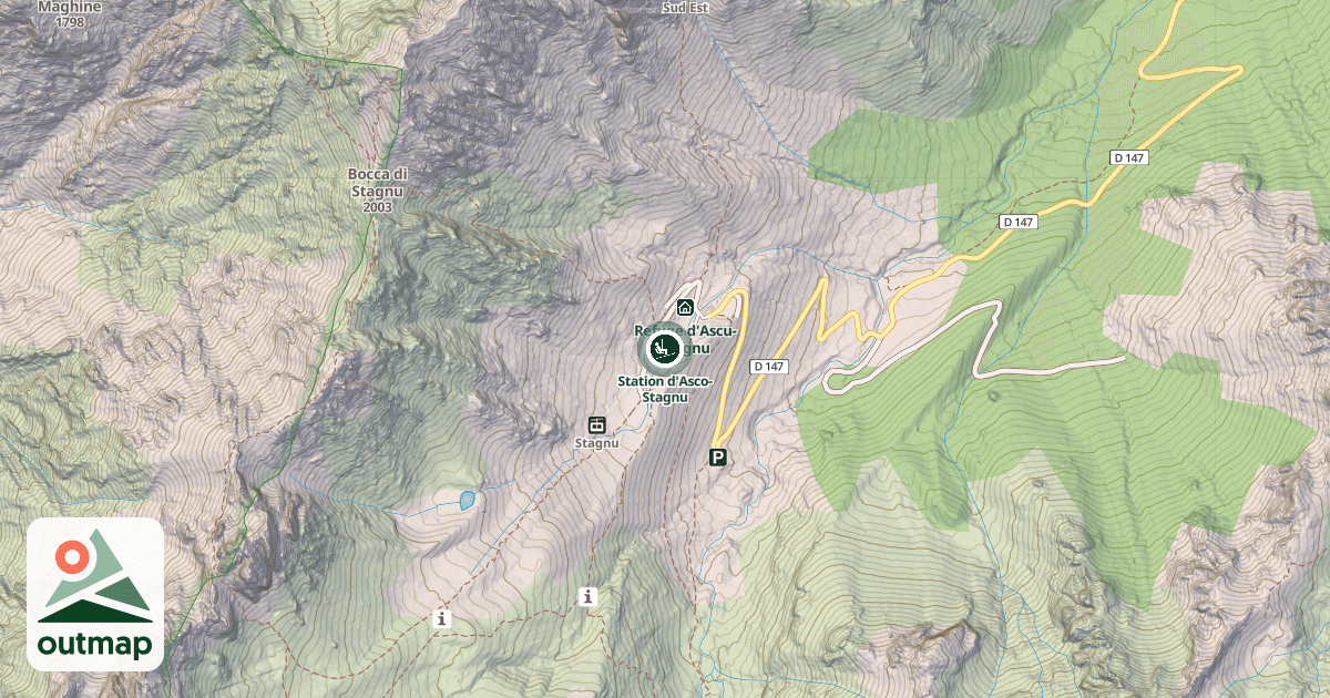 Map of Station d'Asco-Stagnu