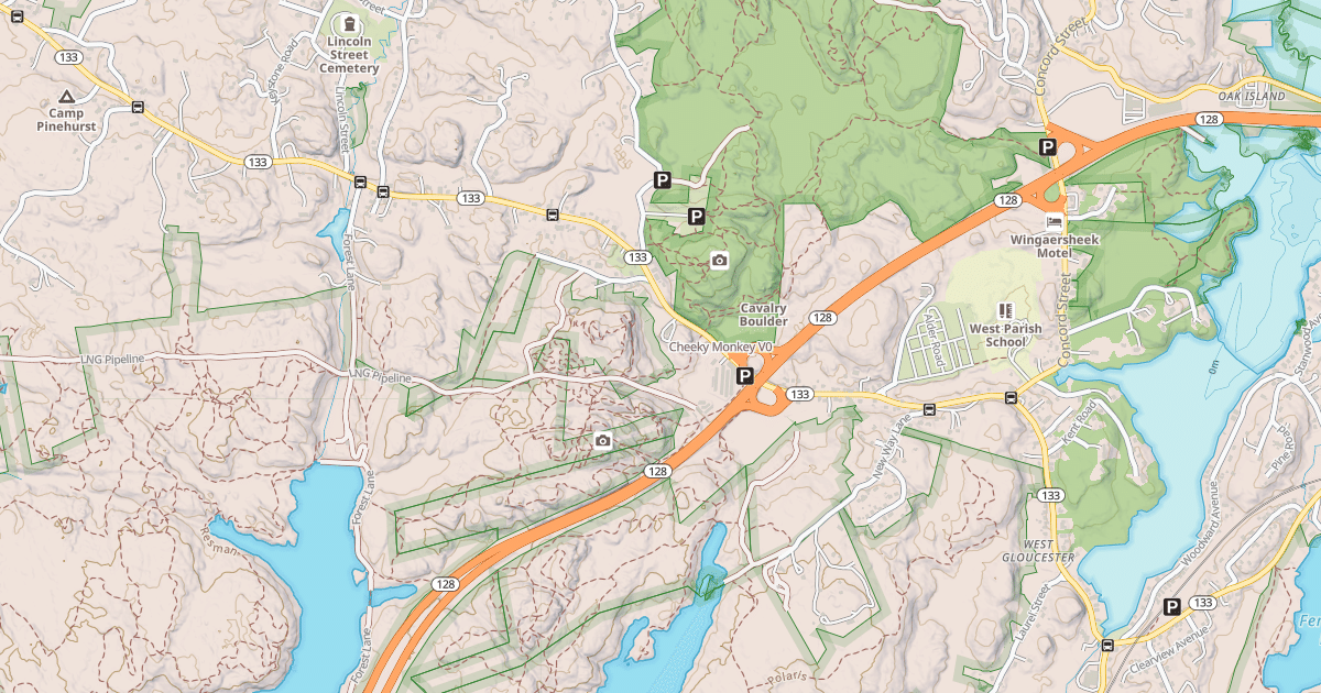 Map preview of Cheeky Monkey