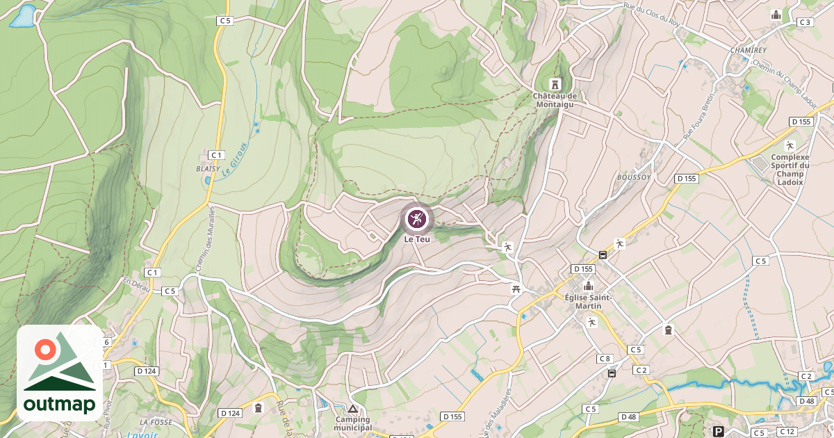 Map of Le Teu
