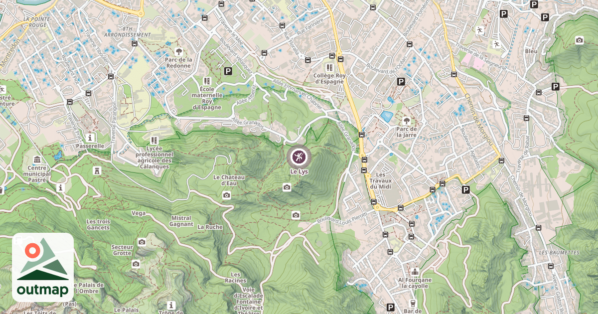 Map of Le Lys