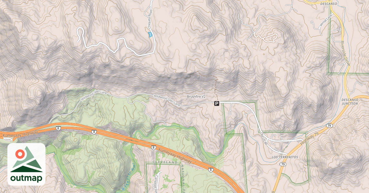 Map of Brushfire