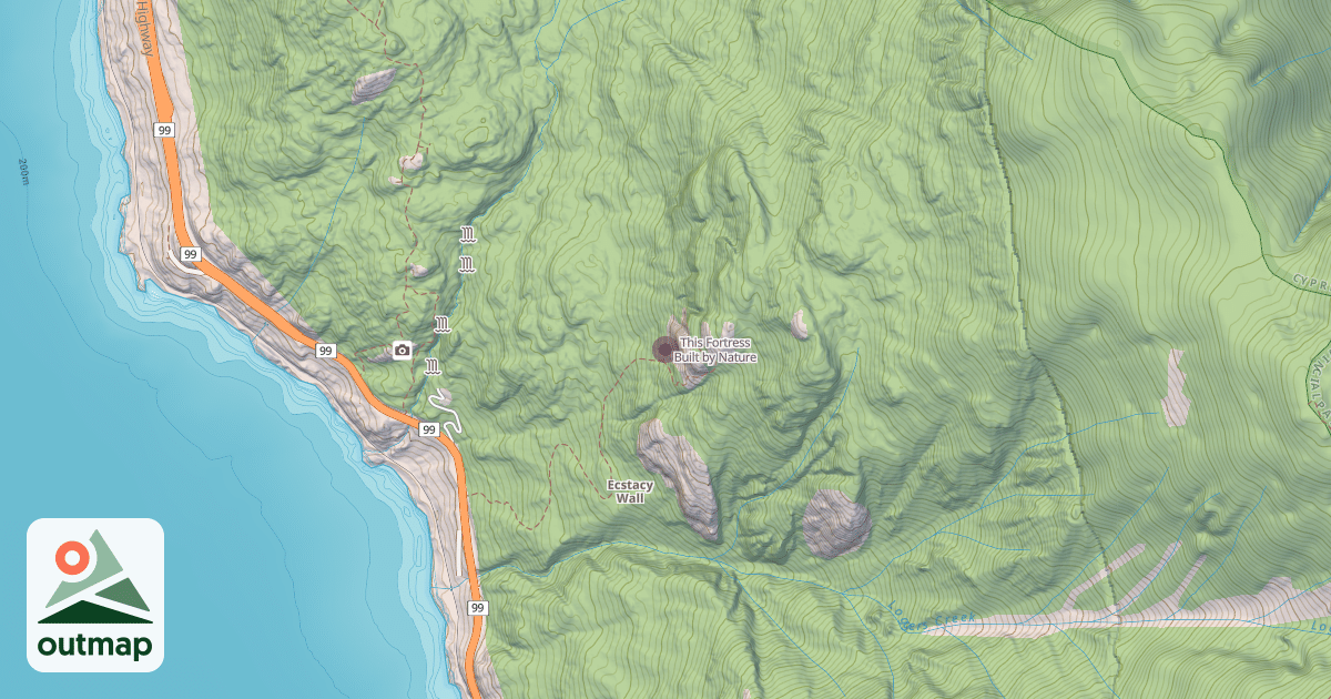Map of This Fortress Built by Nature