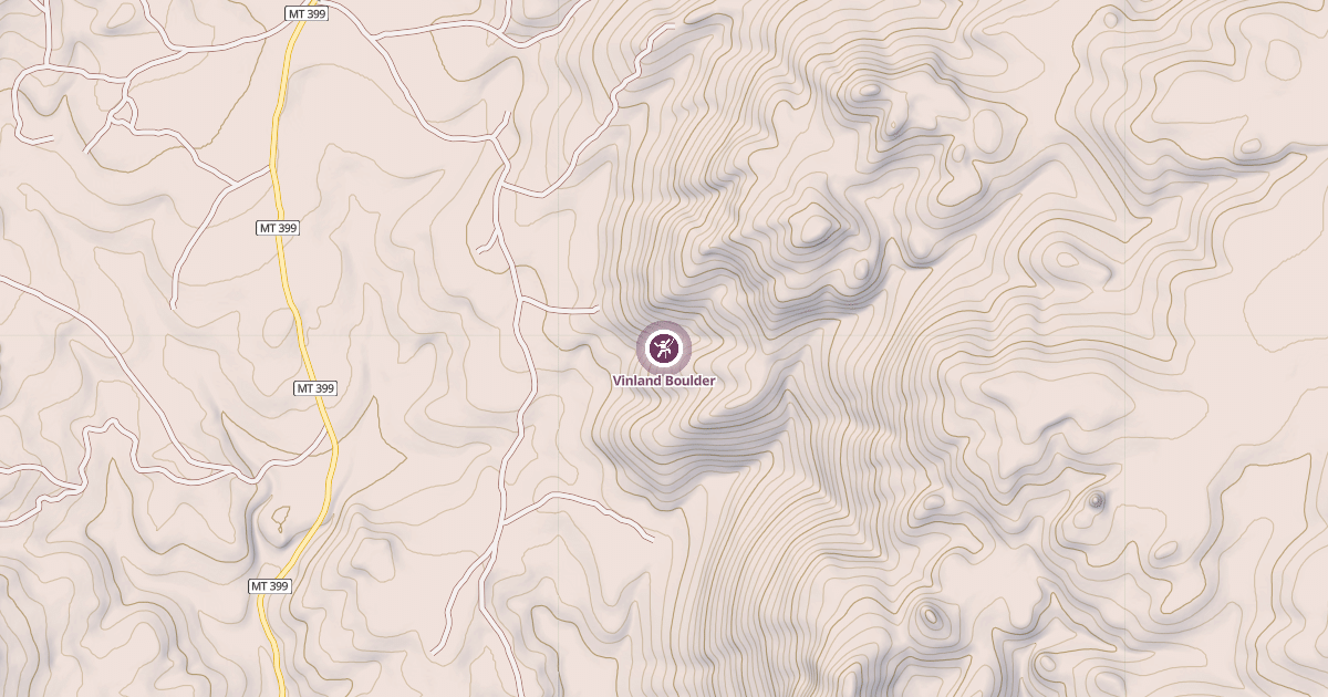 Map preview of Vinland Boulder