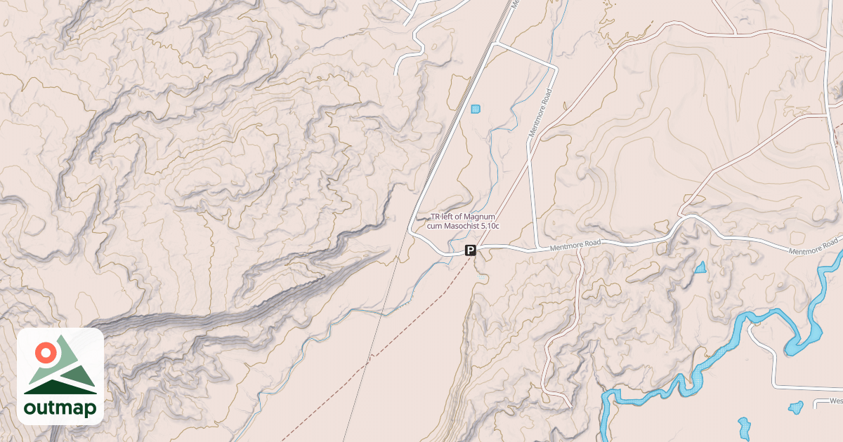 Map of TR left of Magnum cum Masochist
