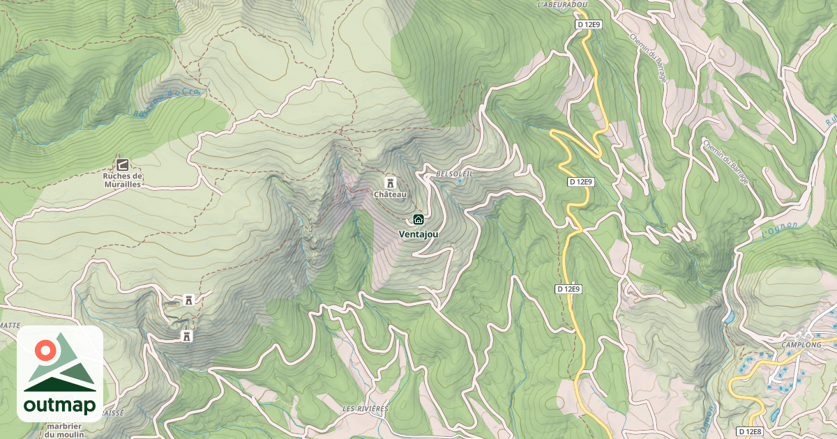 Map of Ventajou