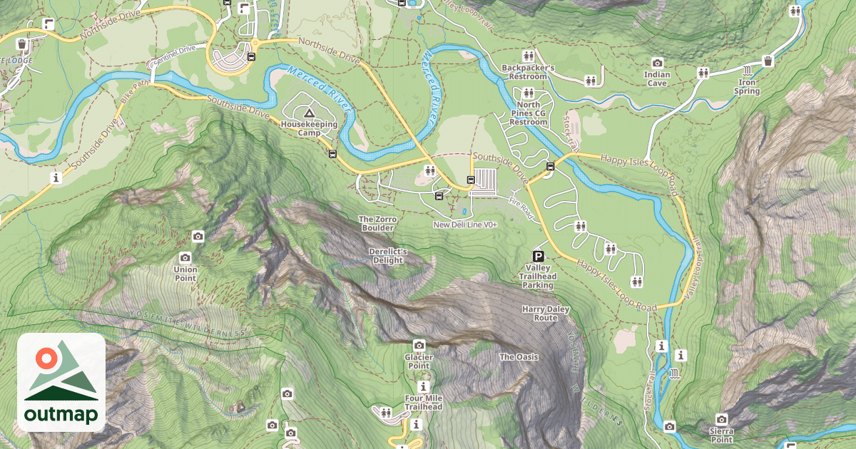 Map of New Deli Line