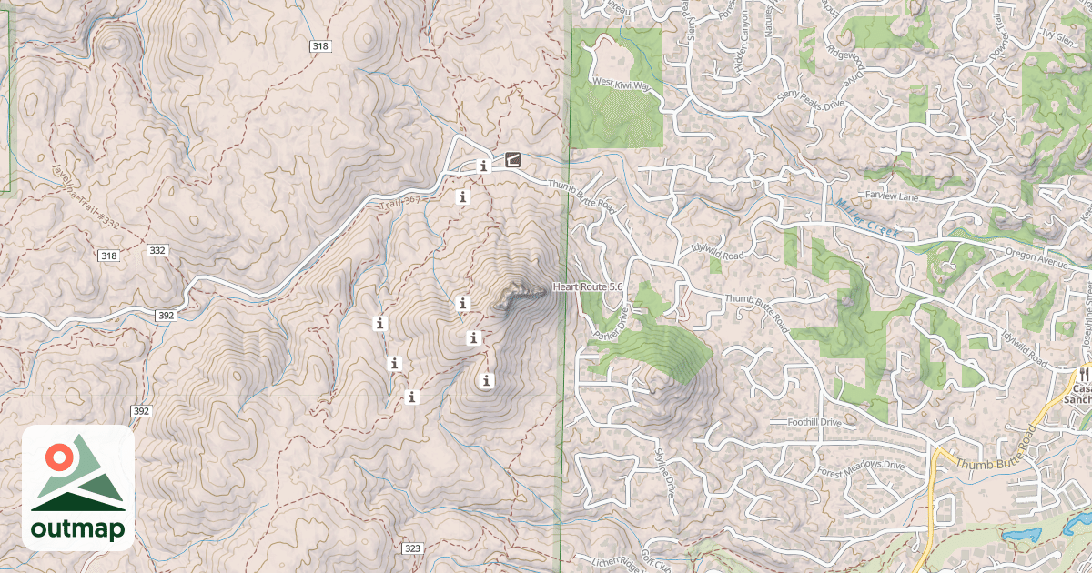 Map of Heart Route