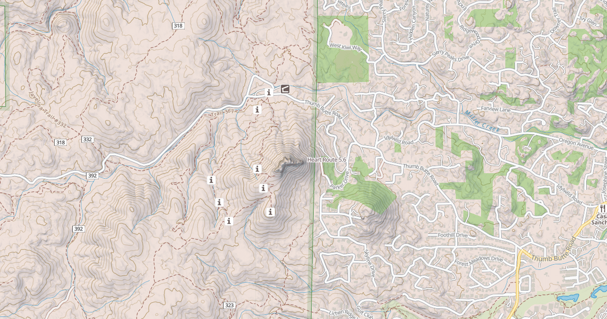 Map preview of Heart Route