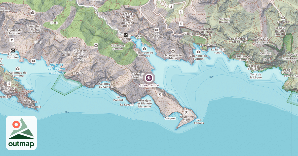 Map of Super Trempe