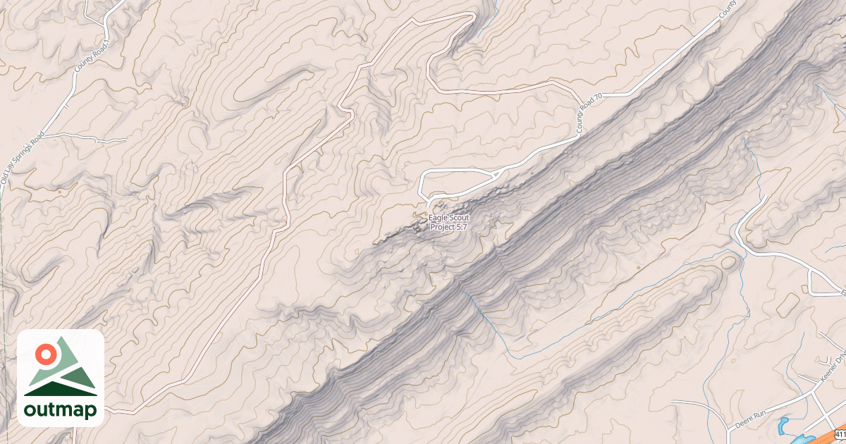 Map of Eagle Scout Project