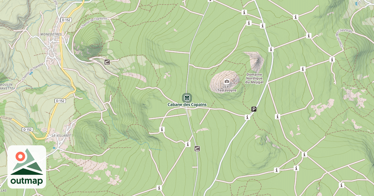 Map of Cabane des Copains