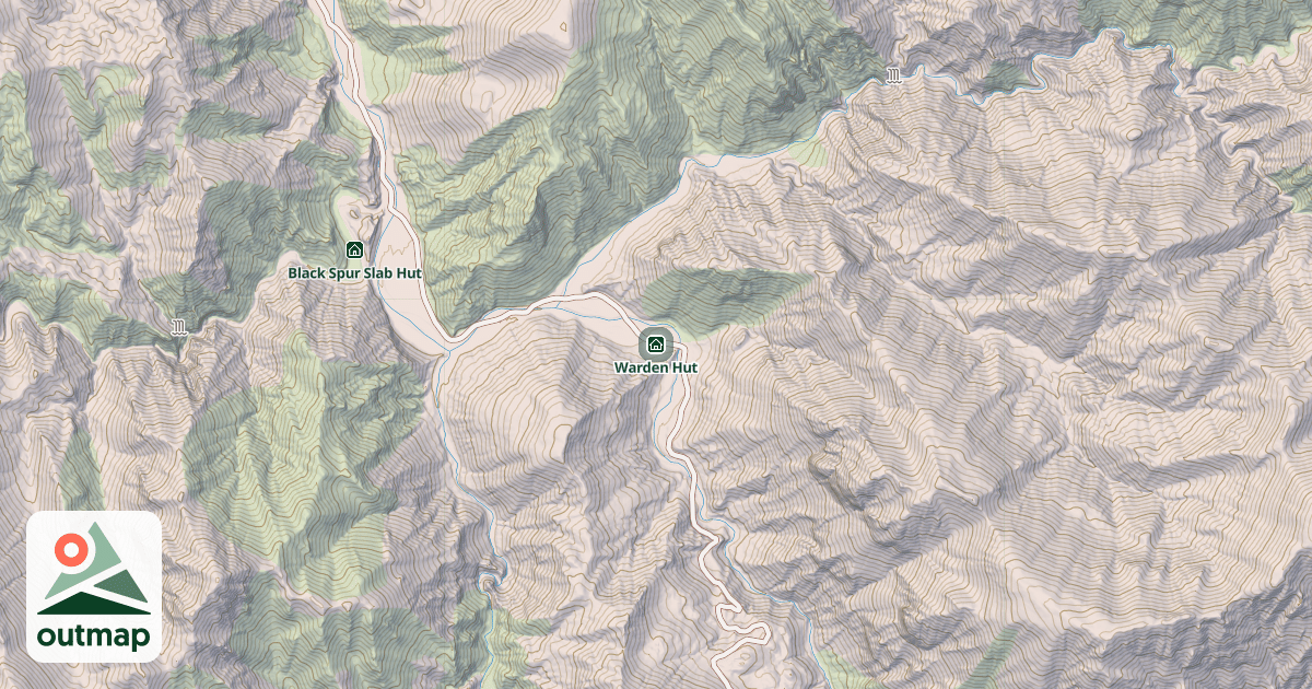 Map of Warden Hut