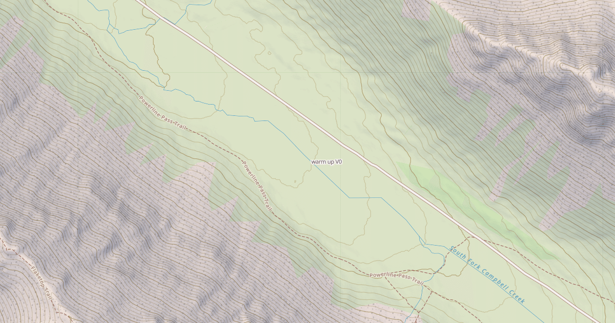 Map preview of warm up