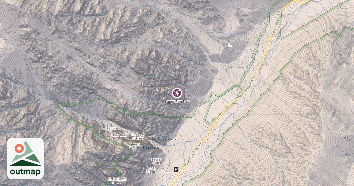 Map of Super Fun Site
