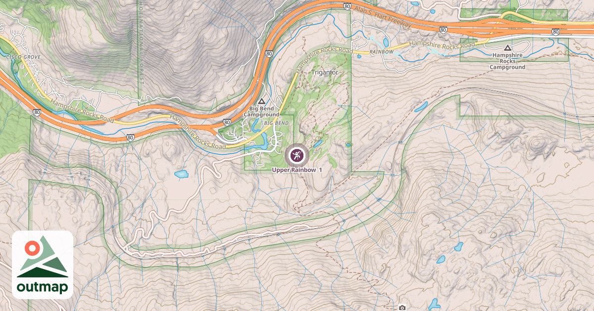 Map of Upper Rainbow  1