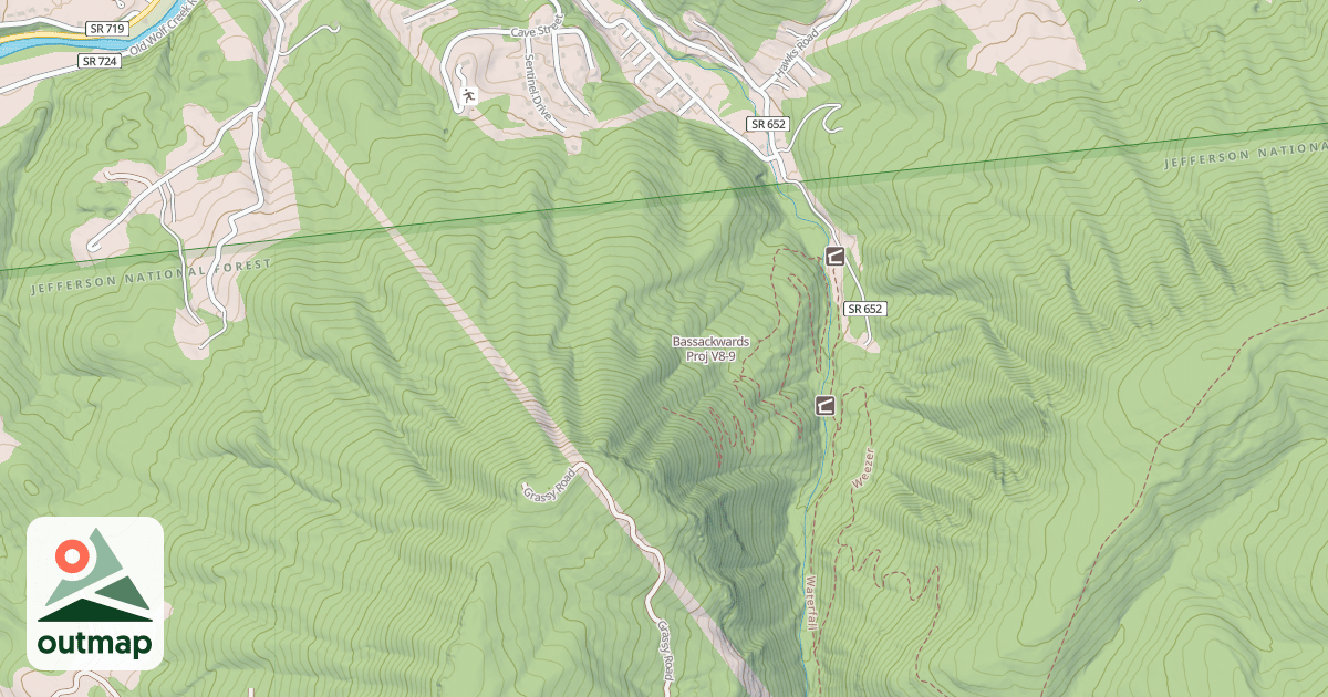 Map of Bassackwards Proj