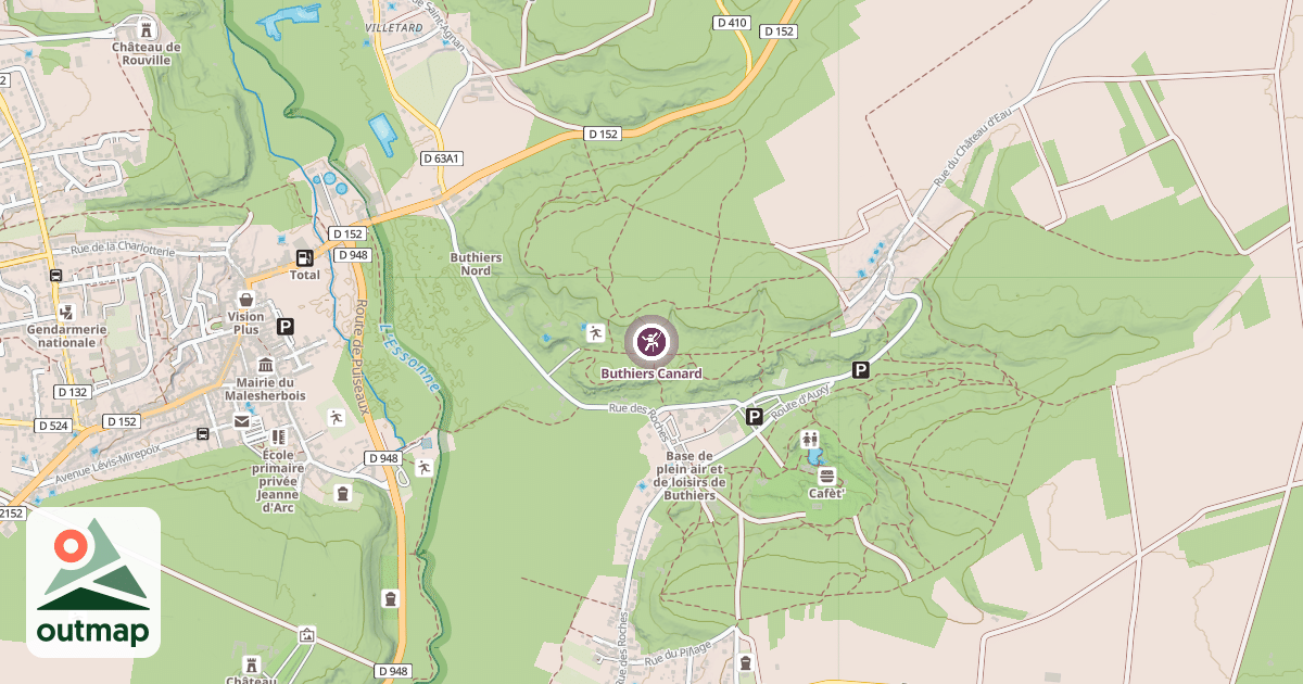 Map of Buthiers Canard