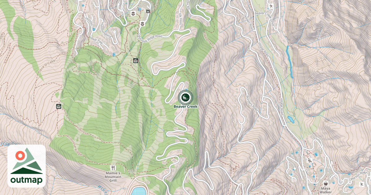 Map of Beaver Creek