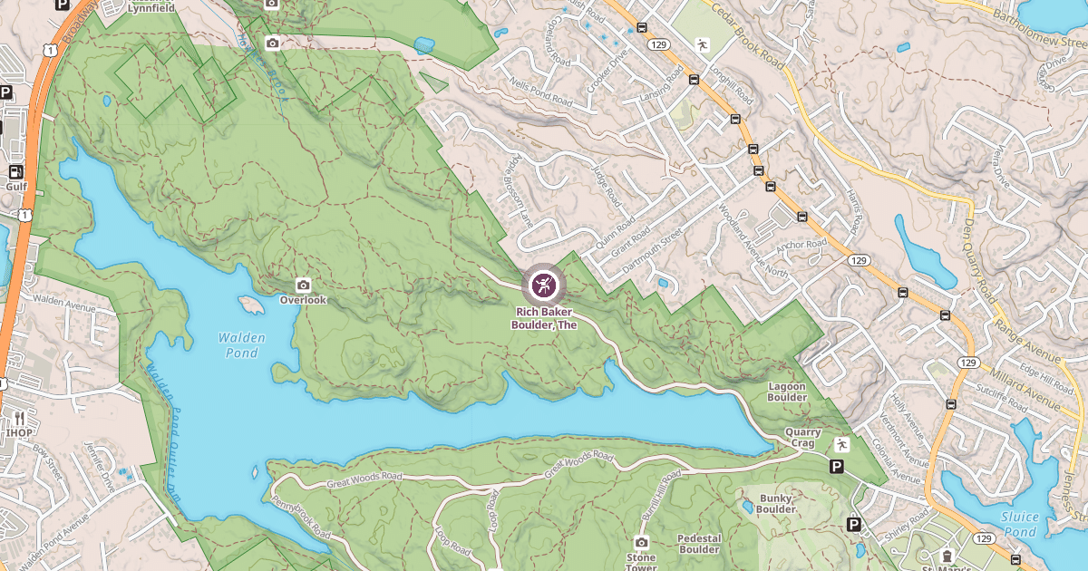 Map preview of Rich Baker Boulder, The