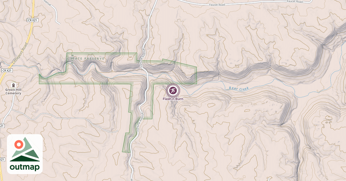 Map of Flash n Burn