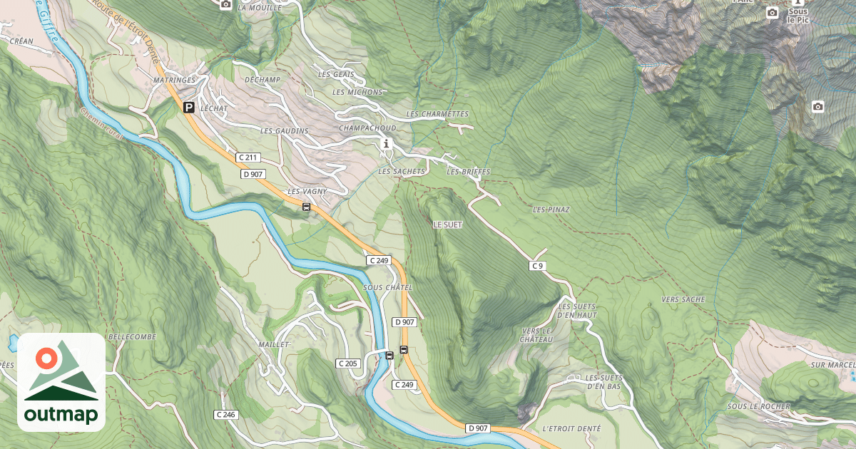 Map of LE SUET