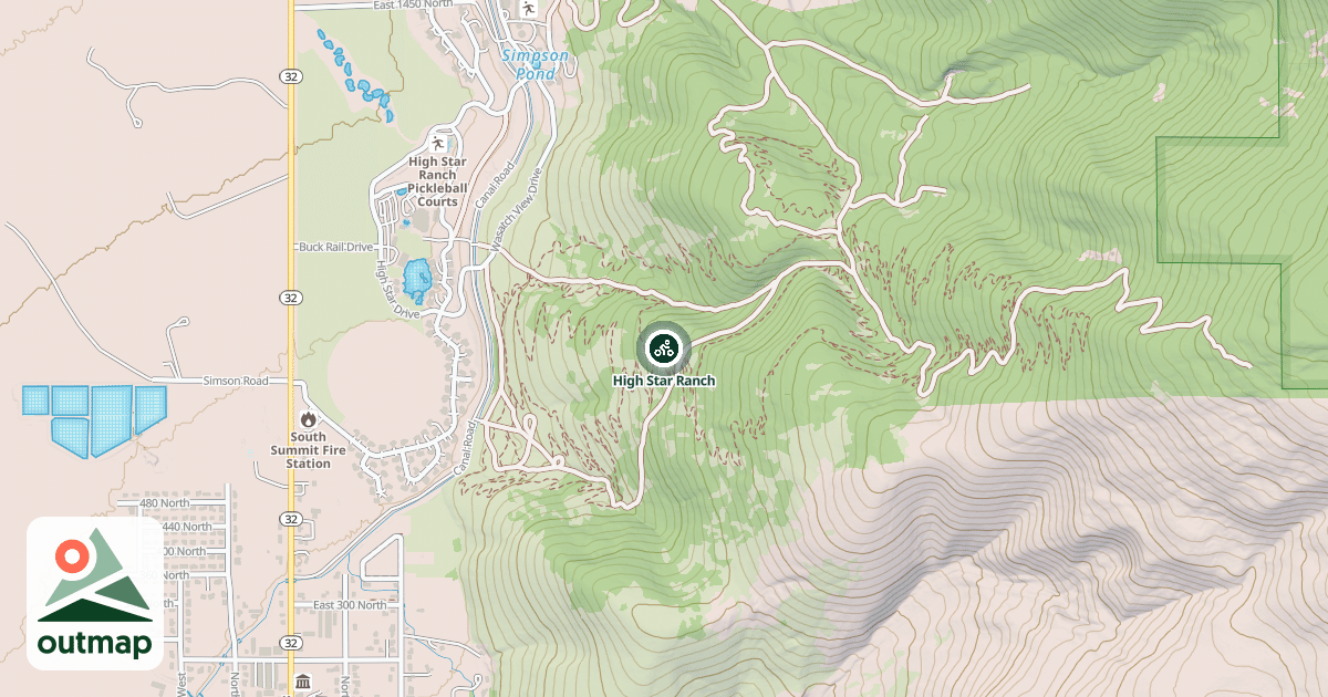 Map of High Star Ranch