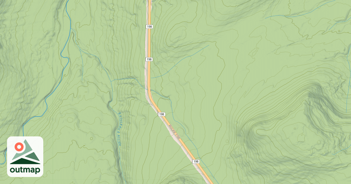 Map of Murdochville