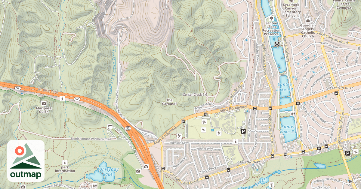 Map of Center Crack