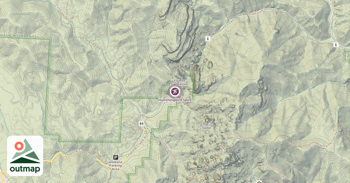 Map of Hummingbird Spire