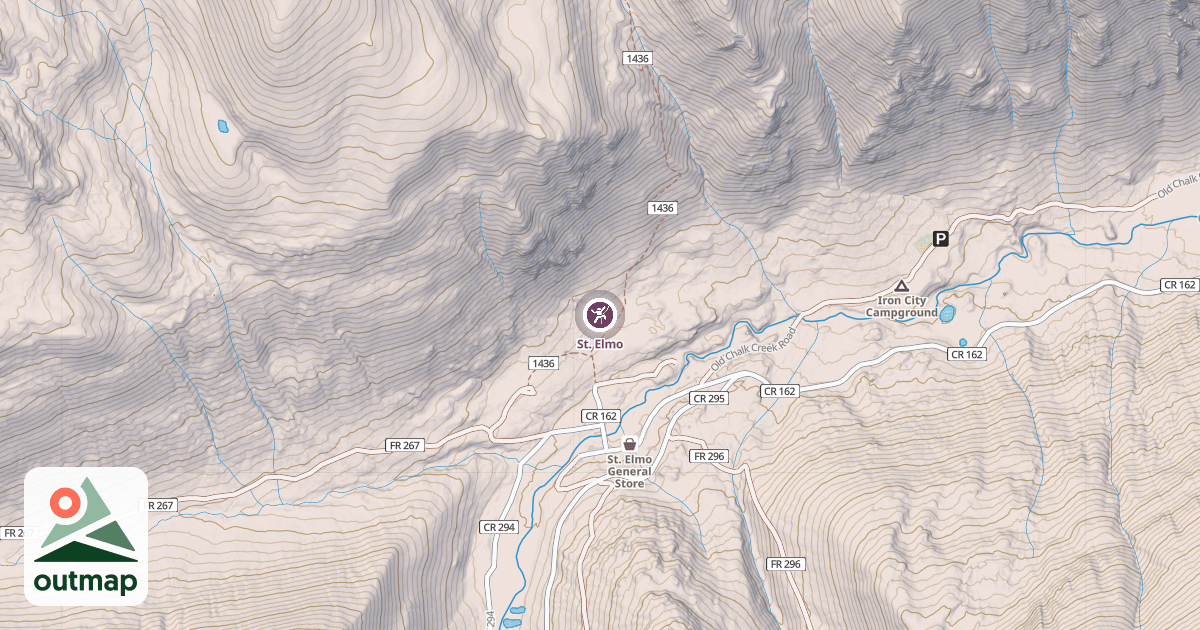 Map of St. Elmo