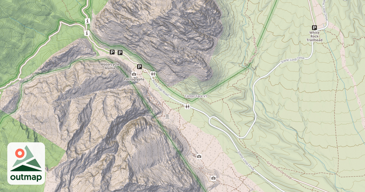 Map of Center Face