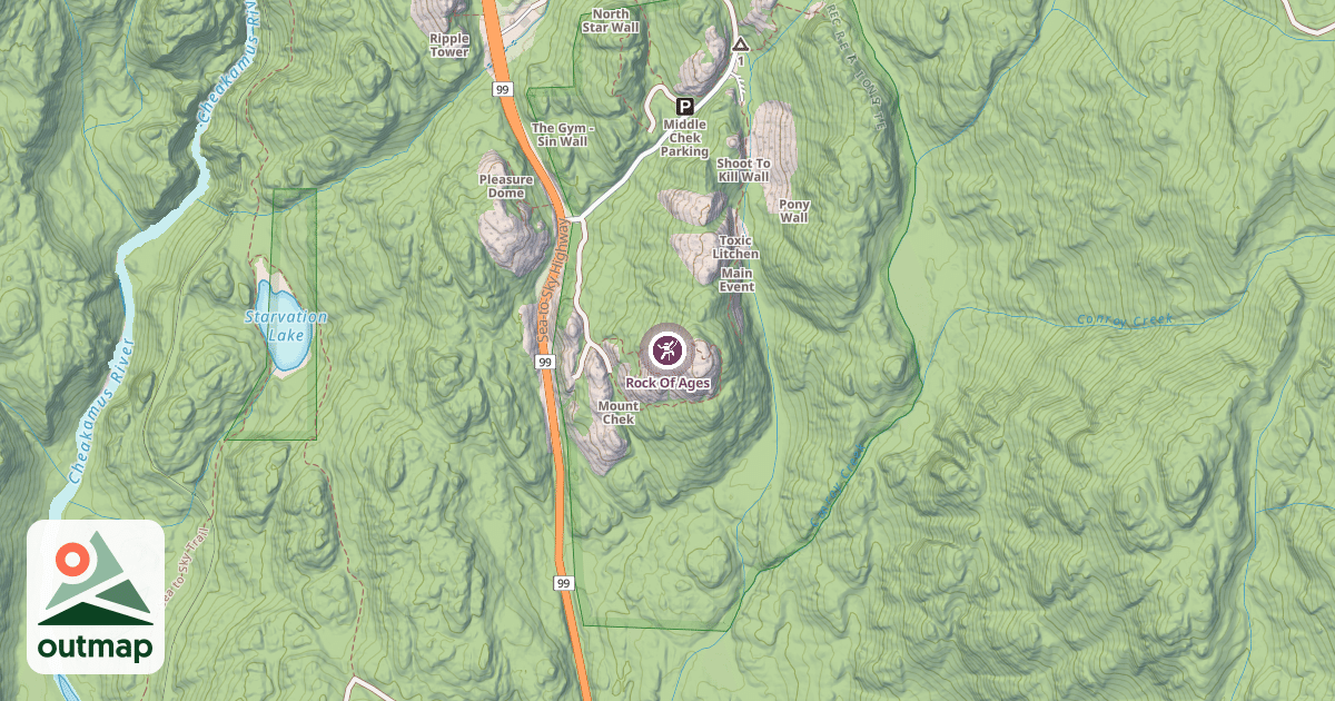 Map of Rock Of Ages