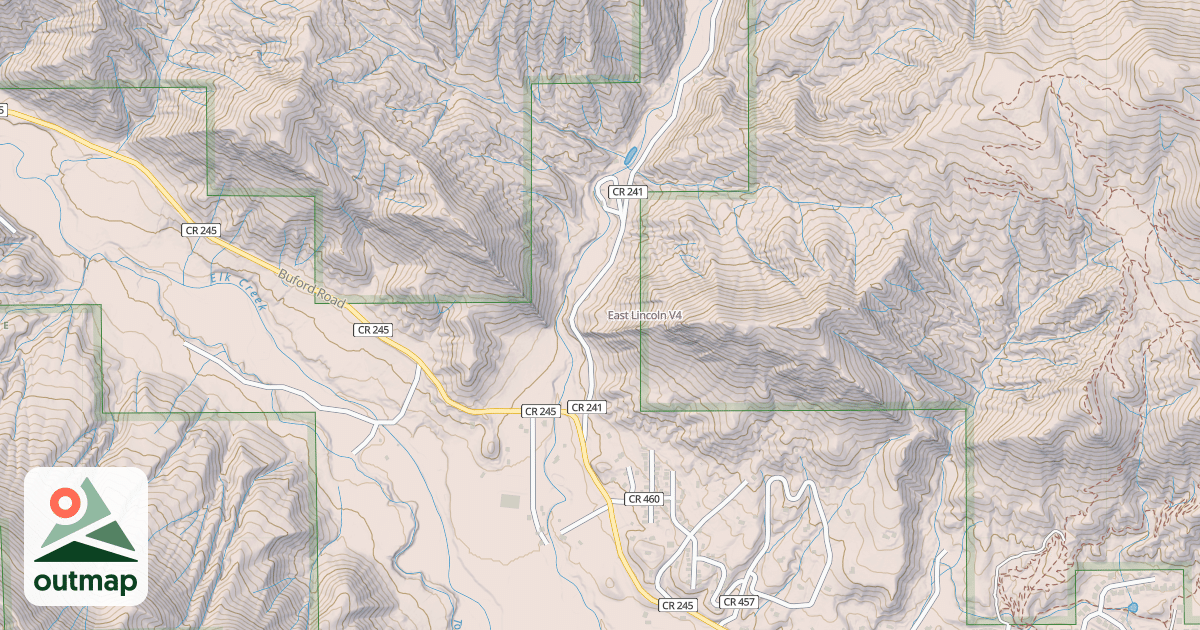 Map of East Lincoln