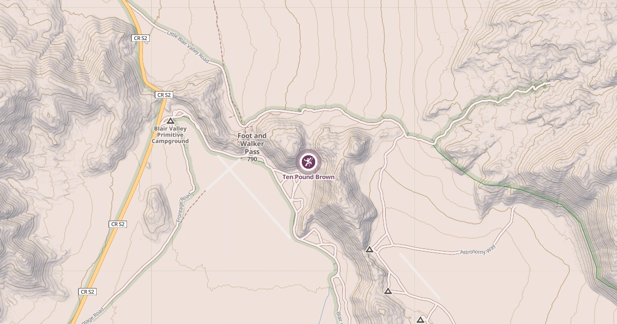 Map preview of Ten Pound Brown