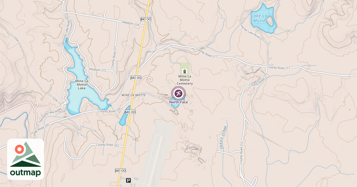 Map of North Face
