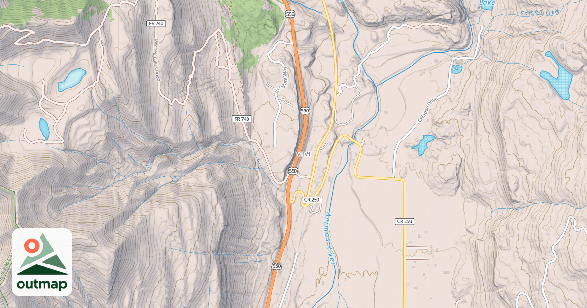 Map of V1