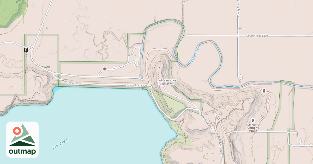 Map of adiós mis dos dedos
