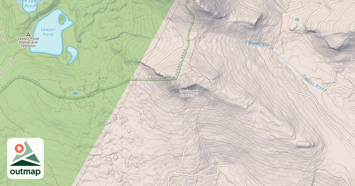 Map of The Conway Crack