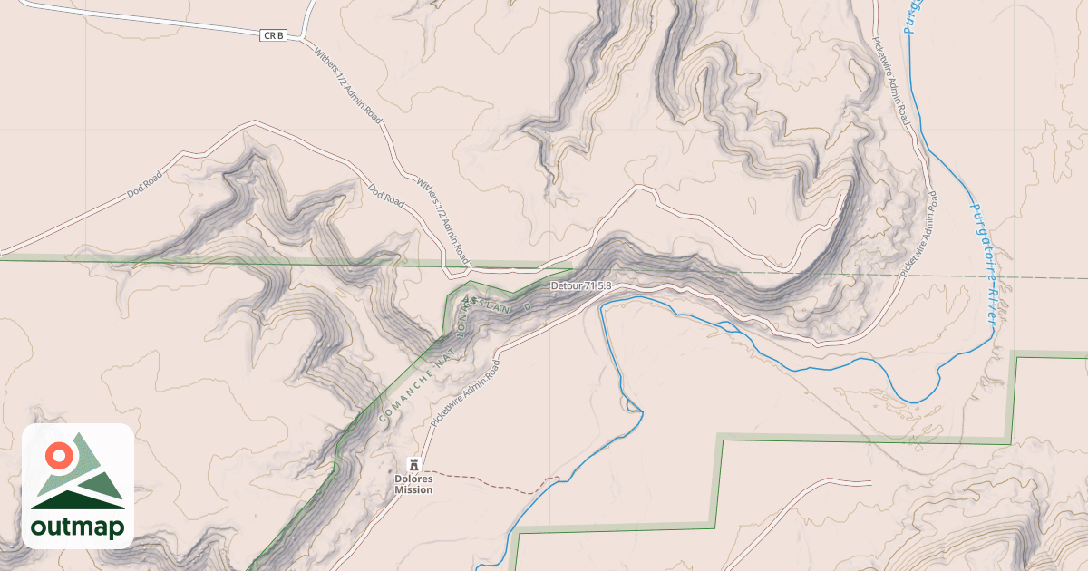 Map of Detour 71