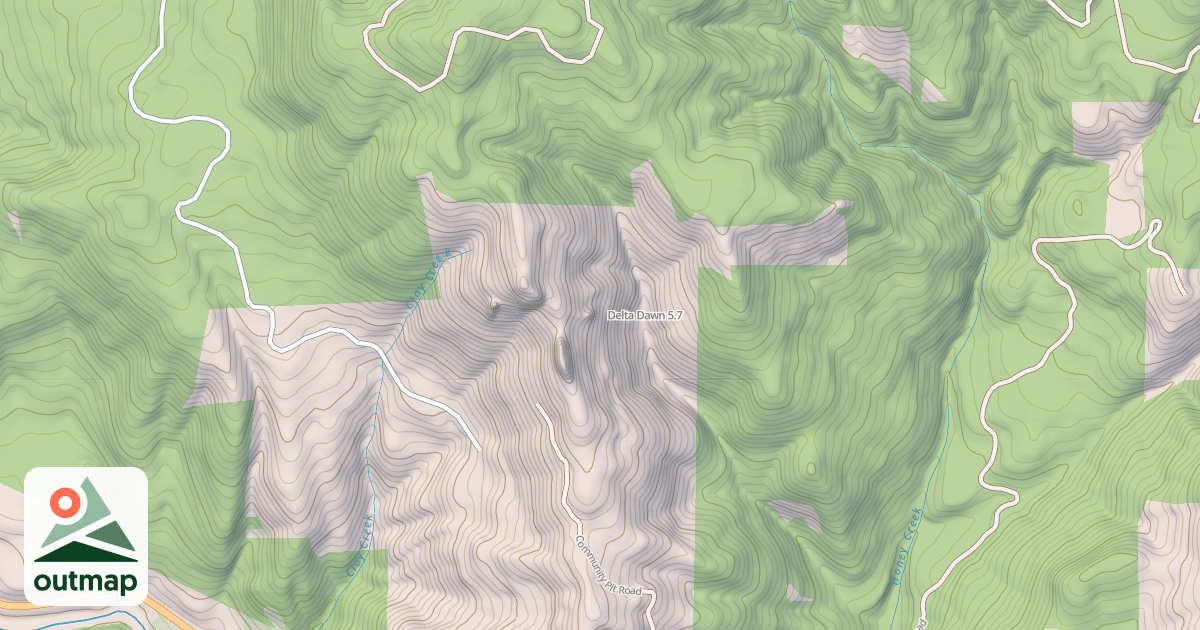 Map of Delta Dawn