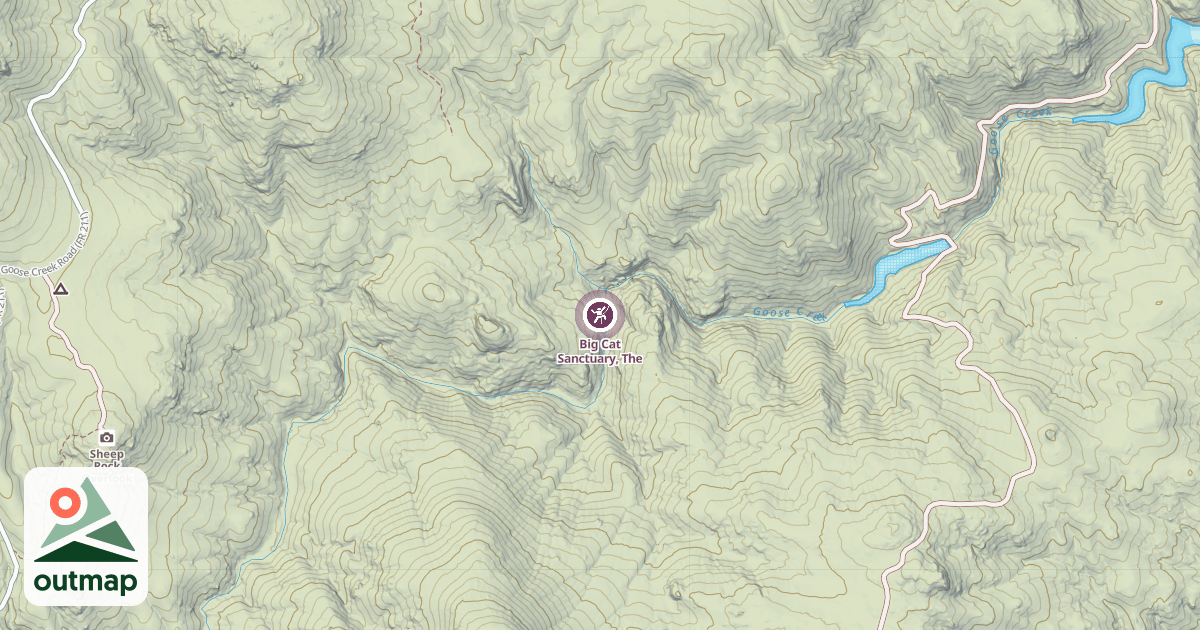 Map of Big Cat Sanctuary, The