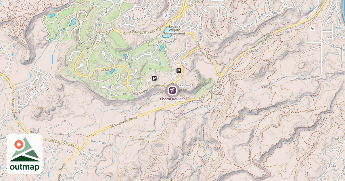 Map of Charm Boulder