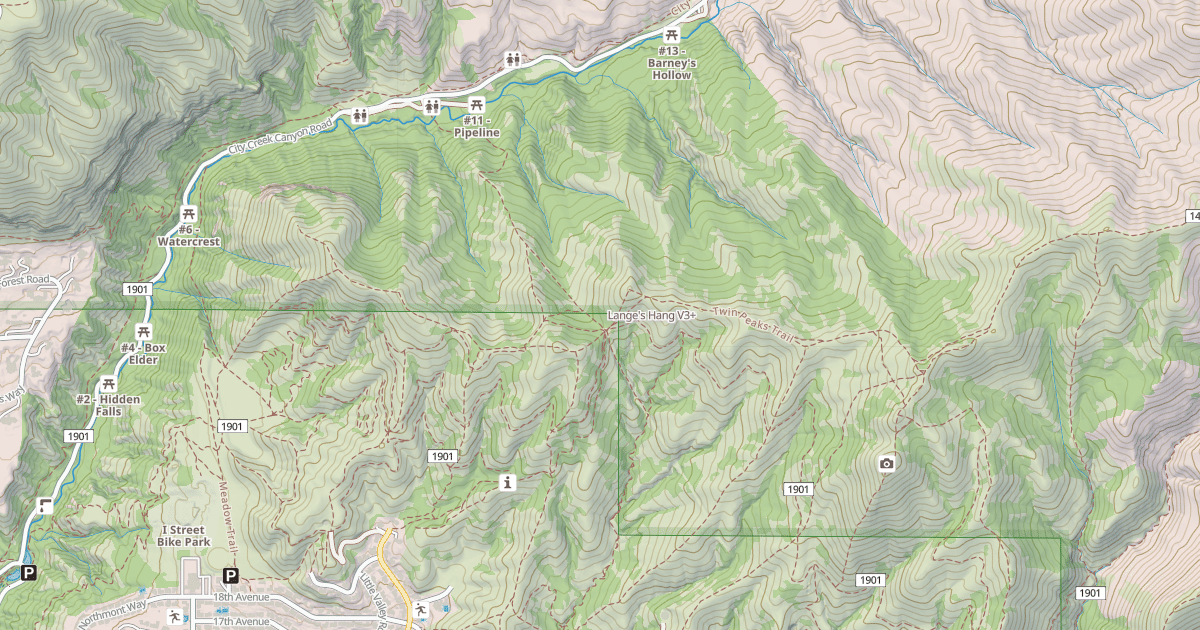Map preview of Lange's Hang